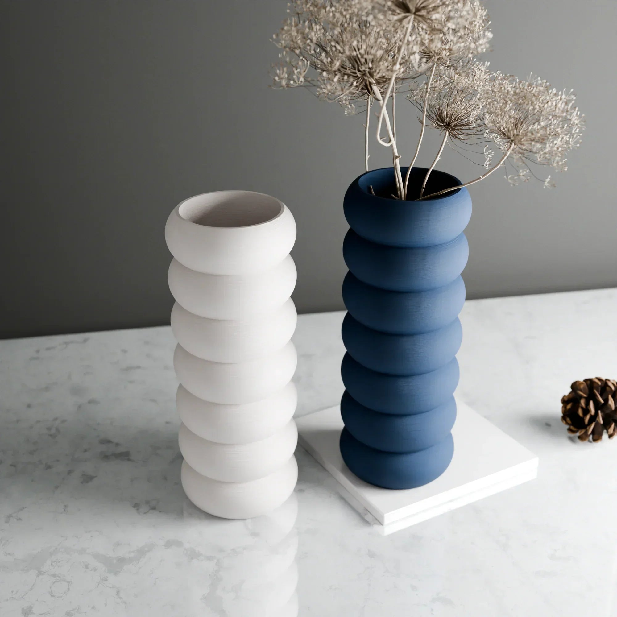 Stacked Vase, angled view - House Of Avana