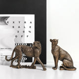 Vintage Cheetah Figurine for Home Decor House Of Avana