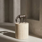 Modern Minimalist Black Horse Sculpture Decorative Figurine