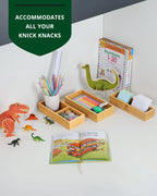 Storage Box Set of 3, Natural Royal Craft Wood