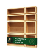Storage Box Set of 8, Natural Royal Craft Wood