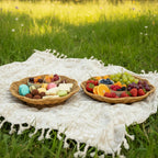 Storage Tray - Handwoven Bohemian Wooden