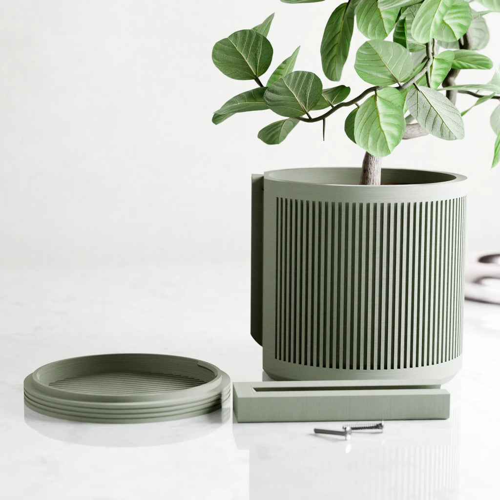 Hanging STREAM Wall Planter Modernized Pottery