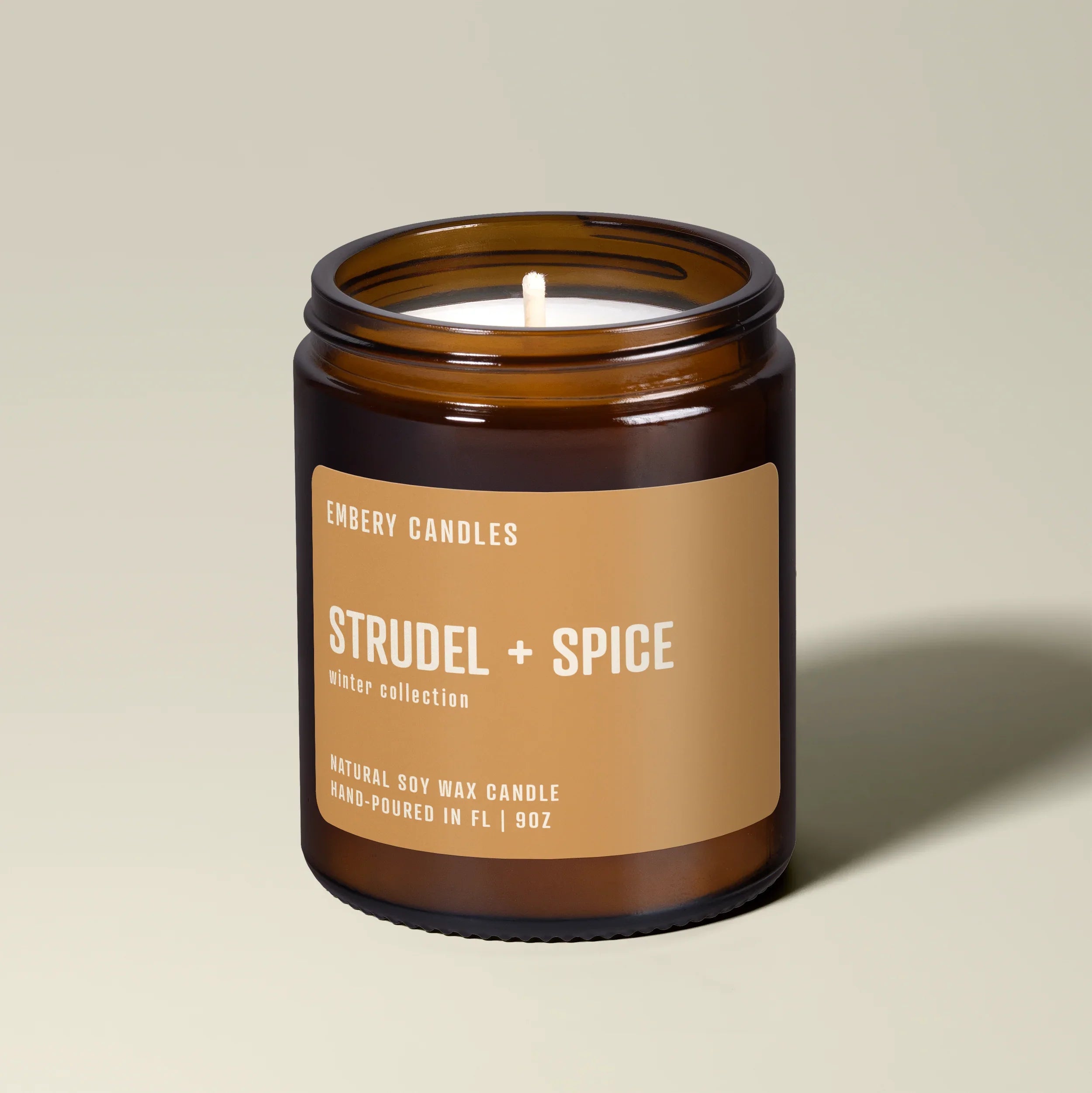 Strudel + Spice | Soy Wax Scented Candle Embery Candles