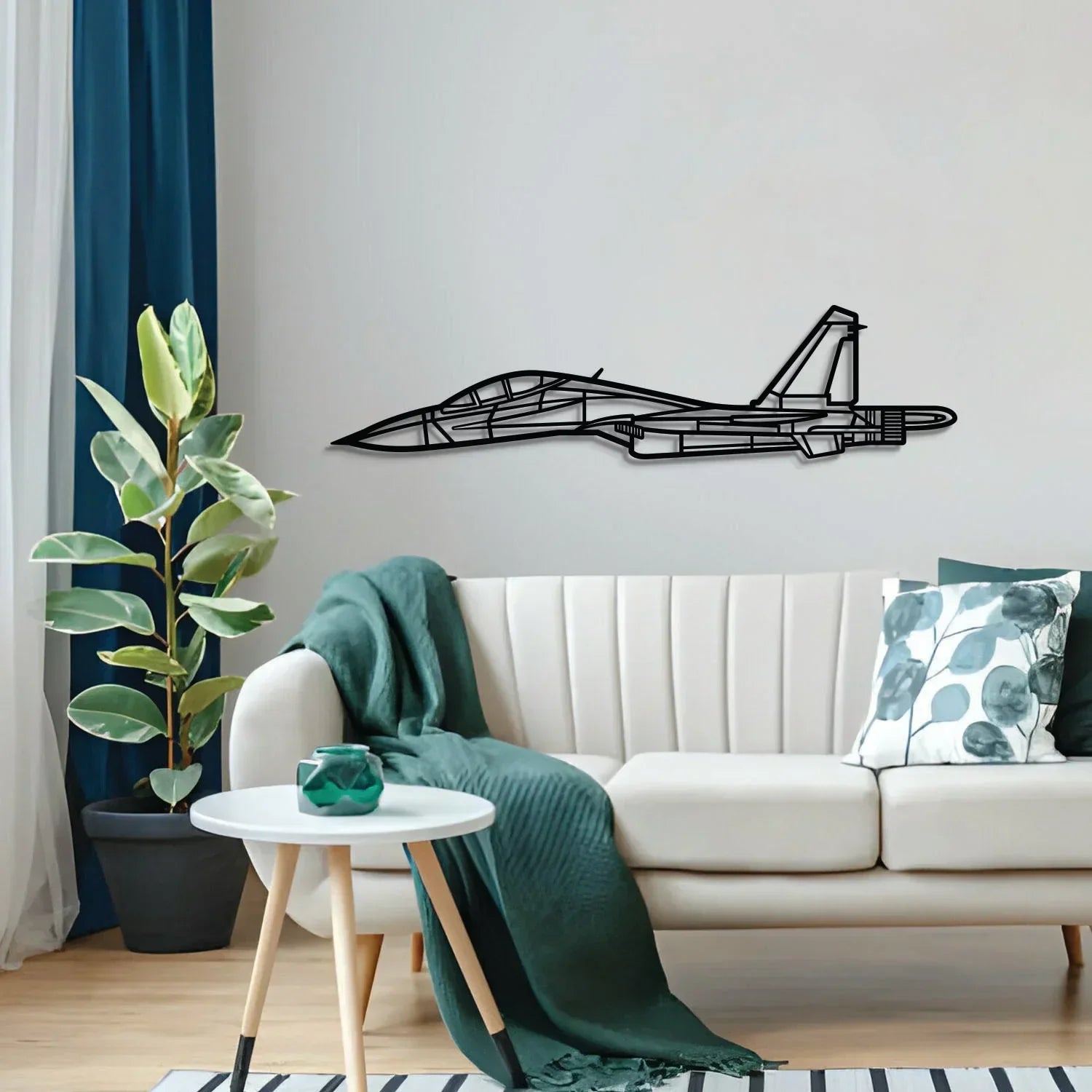 Su-30sm Metal Aircraft Wall Art - Ncp0599, detail shot - House Of Avana
