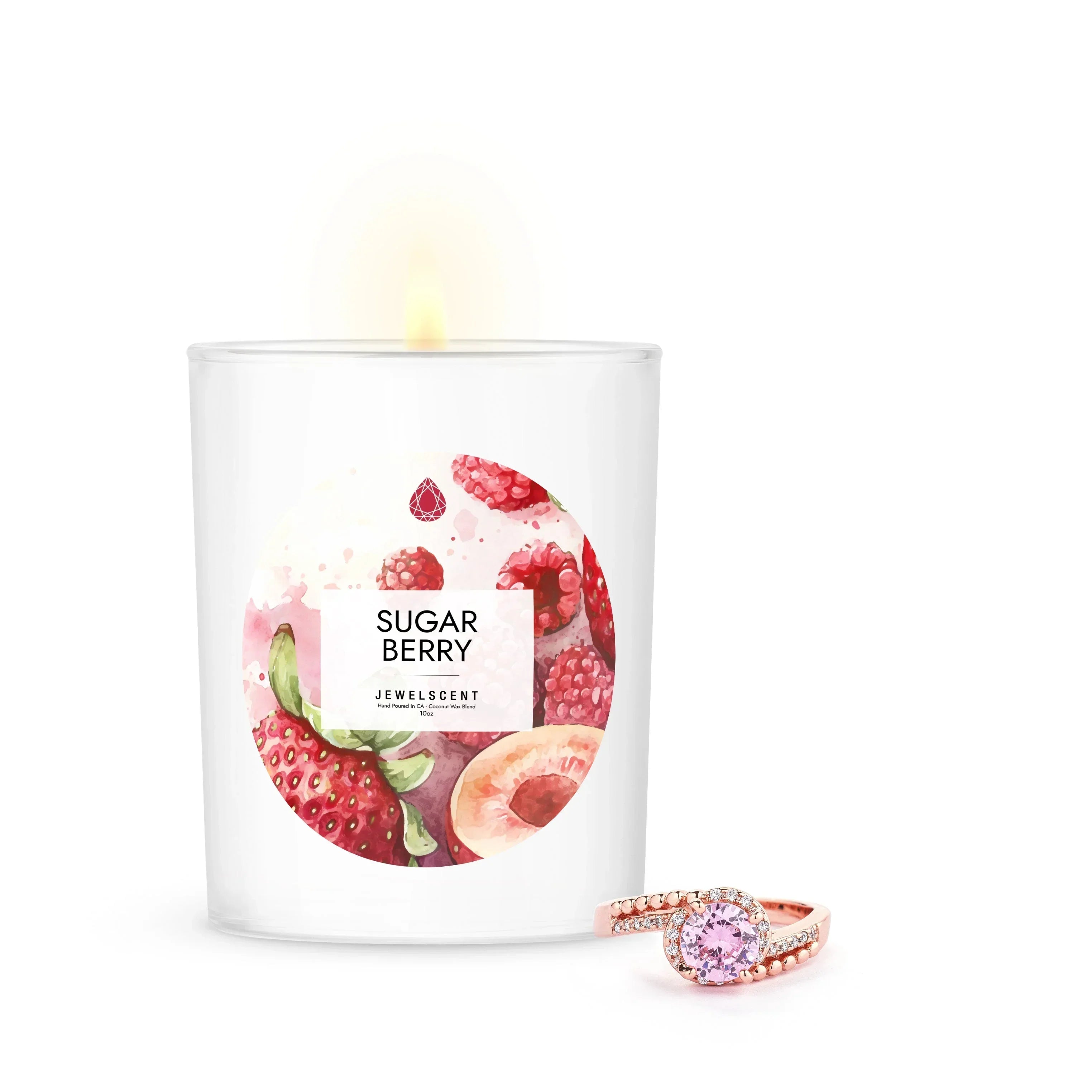 Sugar Berry 10oz Signature Jewelry  Candle JewelScent
