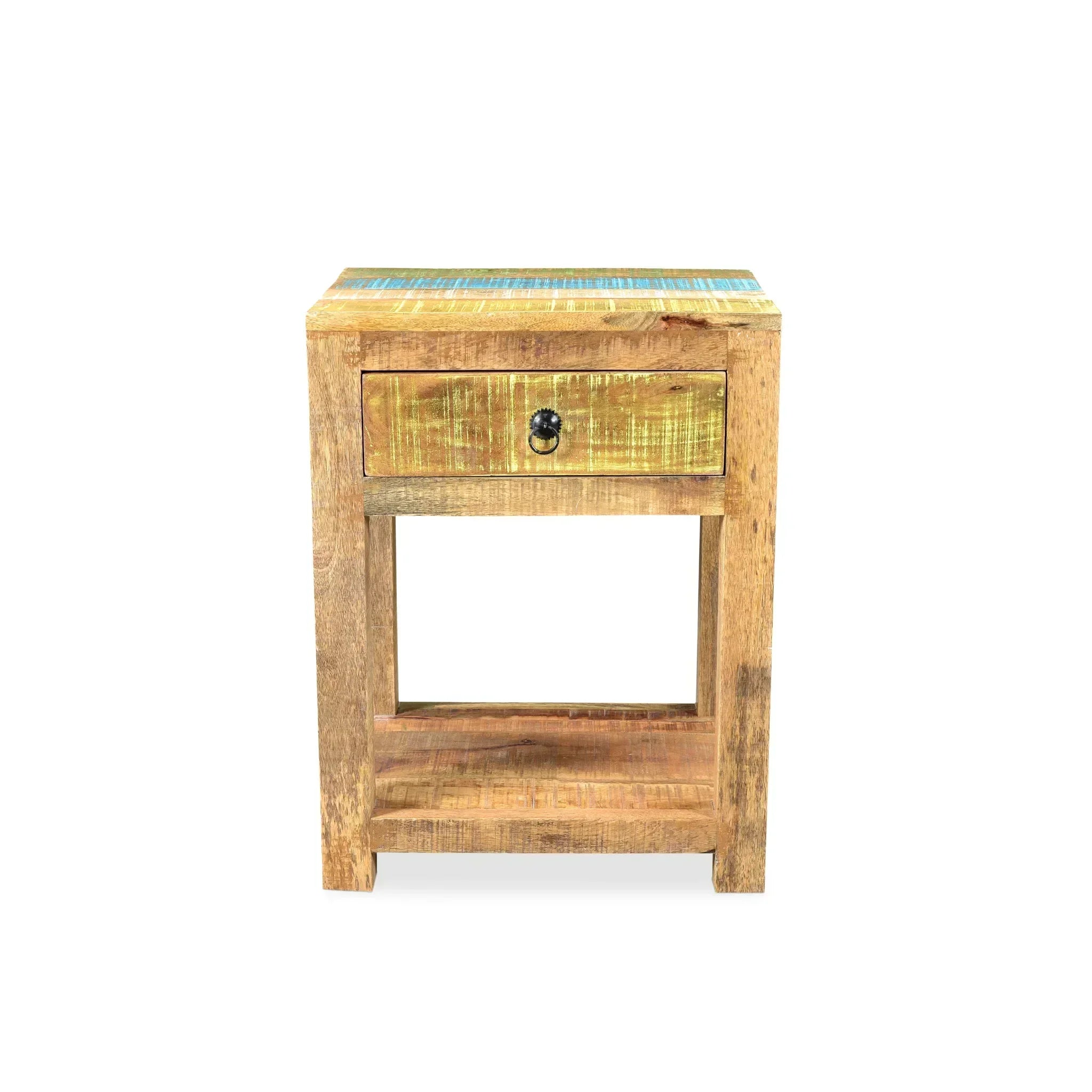 Suman Solid Mango wood end table