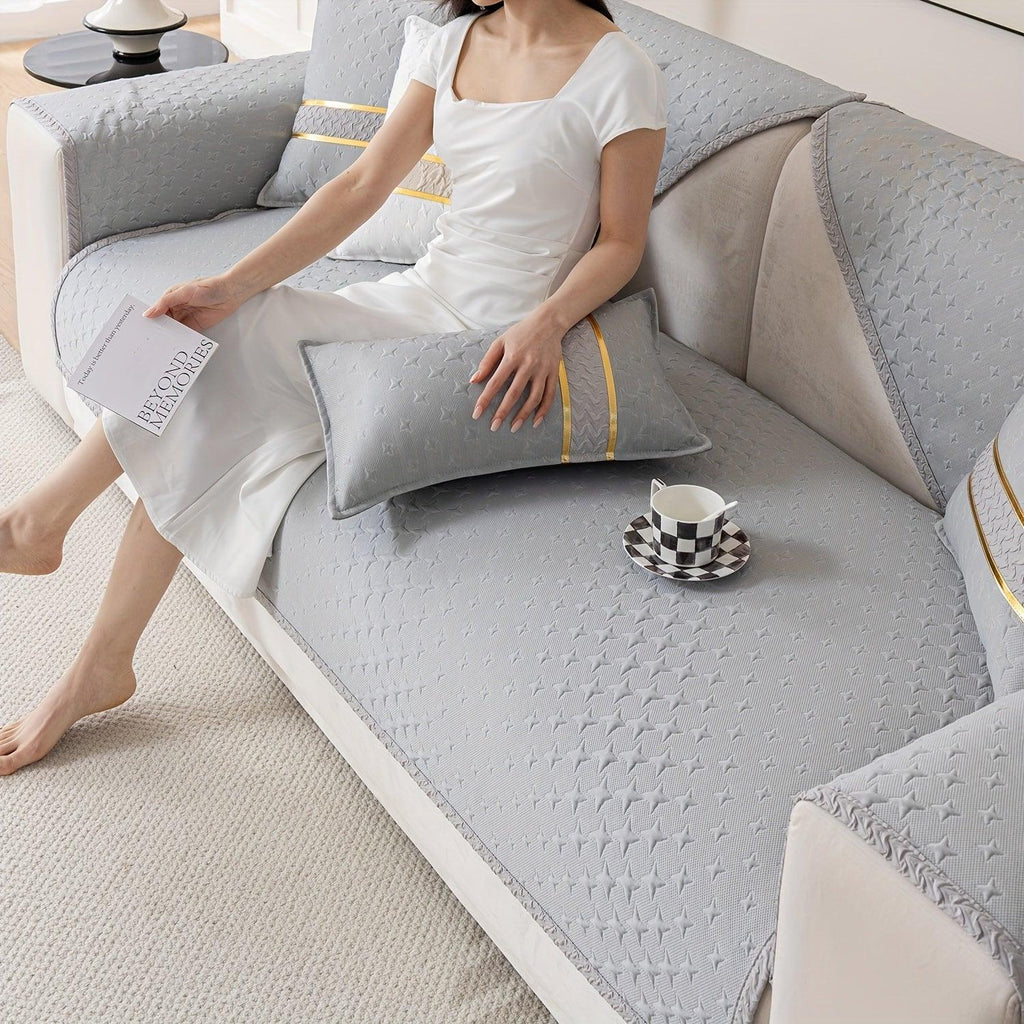 Summer Cooling Silk Non-slip Sofa Cover- Couch Cover for Dogs topspet