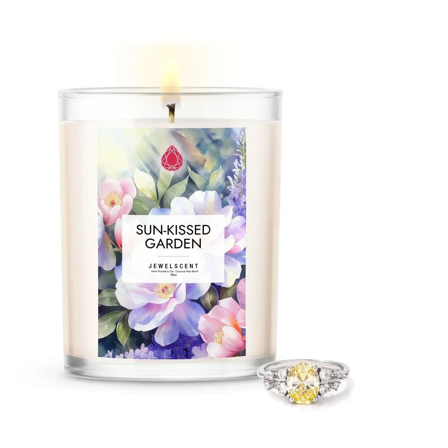Sun-Kissed Garden 18oz Home Jewelry Candle JewelScent