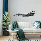 Super-étendard Modernisé Metal Aircraft Wall Art - Ncp0600, detail shot - House Of Avana