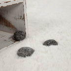 Super Soft Area Rug Fluffy High Pile Cosy Luxurious Touch in Solid Cream RugYourHome