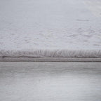 Super Soft Area Rug Fluffy High Pile Cosy Luxurious Touch in Solid Grey RugYourHome