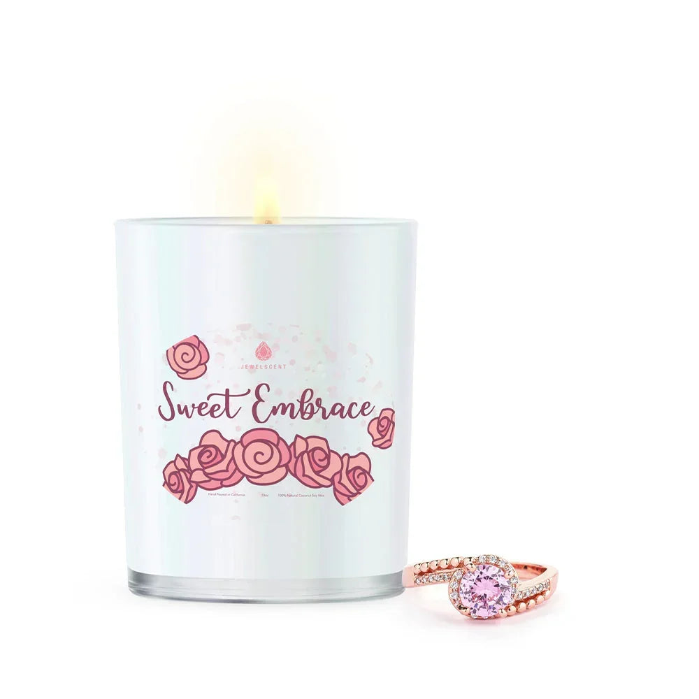Sweet Embrace Iridescent 10oz Signature Jewelry Candle JewelScent