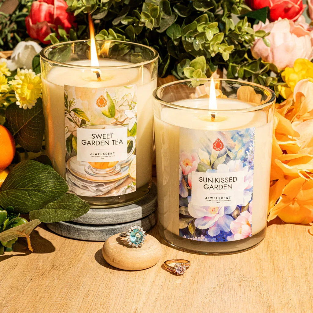 Sweet Garden Tea 18oz Home Jewelry Candle JewelScent
