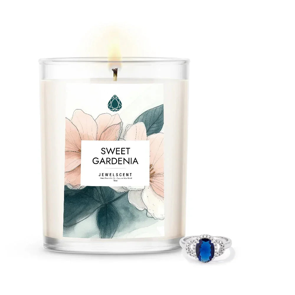 Sweet Gardenia 18oz Home Jewelry Candle JewelScent