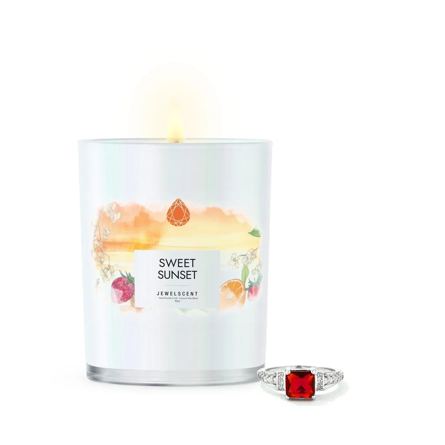 Sweet Sunset Iridescent 10oz Signature Jewelry Candle JewelScent