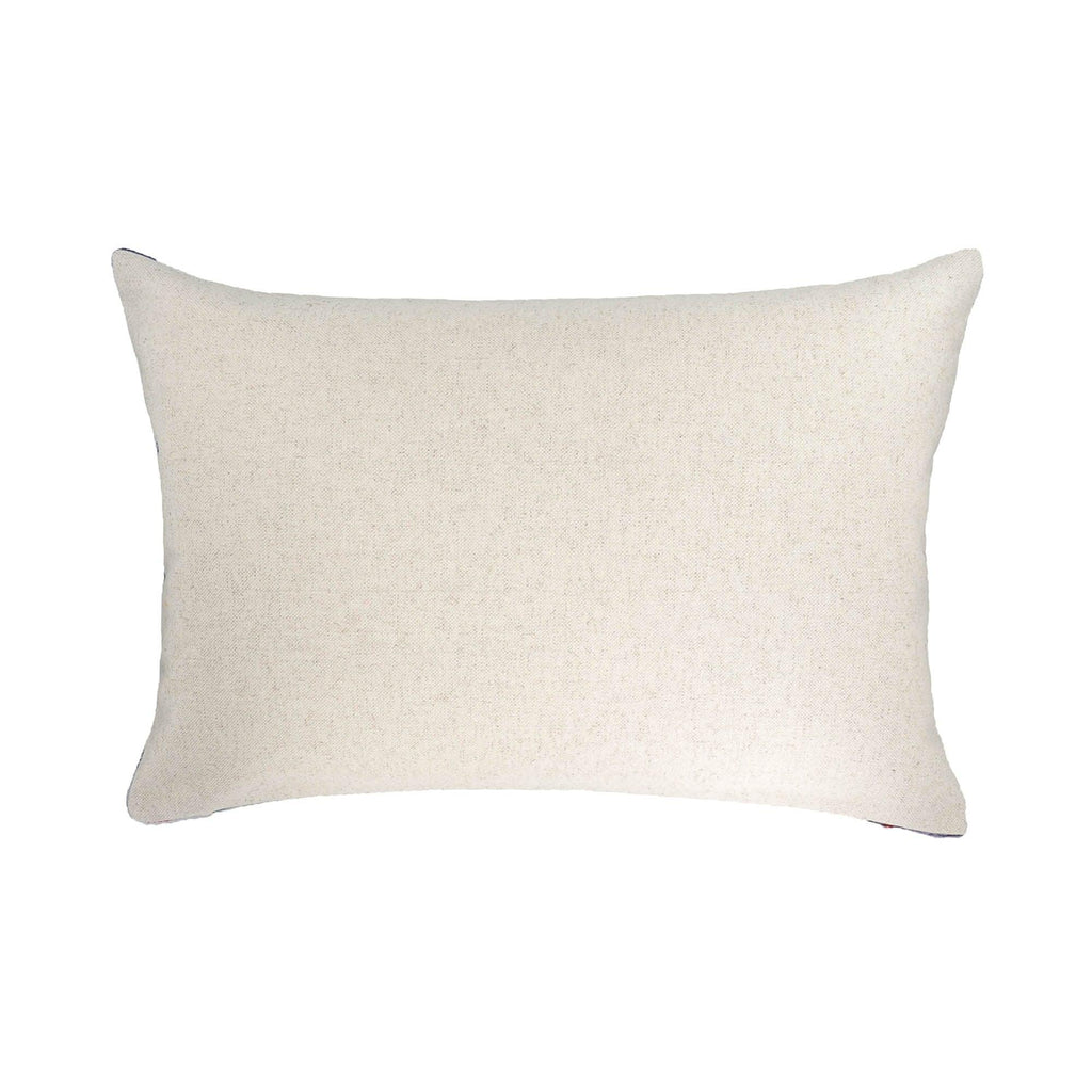 Synergy Silk Velvet Ikat Throw Pillow Cover X 24, detail shot - House Of Avana