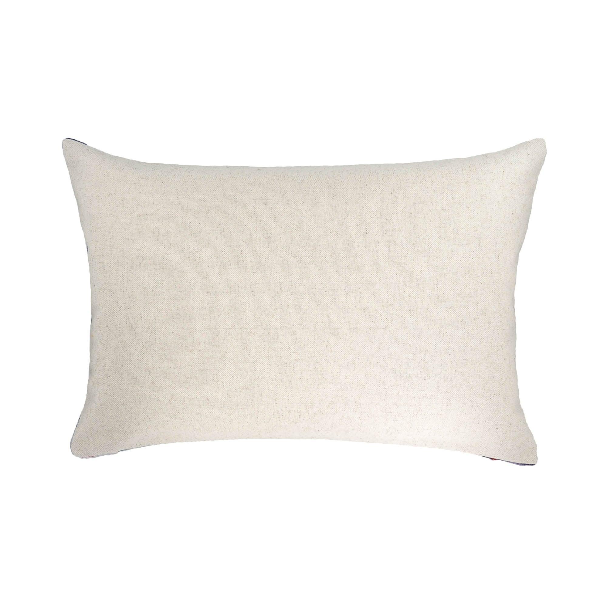 Synergy Silk Velvet Ikat Throw Pillow Cover X 24, detail shot - House Of Avana
