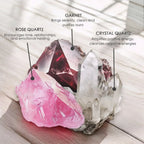 Coastal Dreams, Premium Coconut-Soy Wax Tea Light Crystal Candle, 1oz Innergy