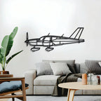 Tb Metal Aircraft Wall Art - Ncp0603, detail shot - House Of Avana