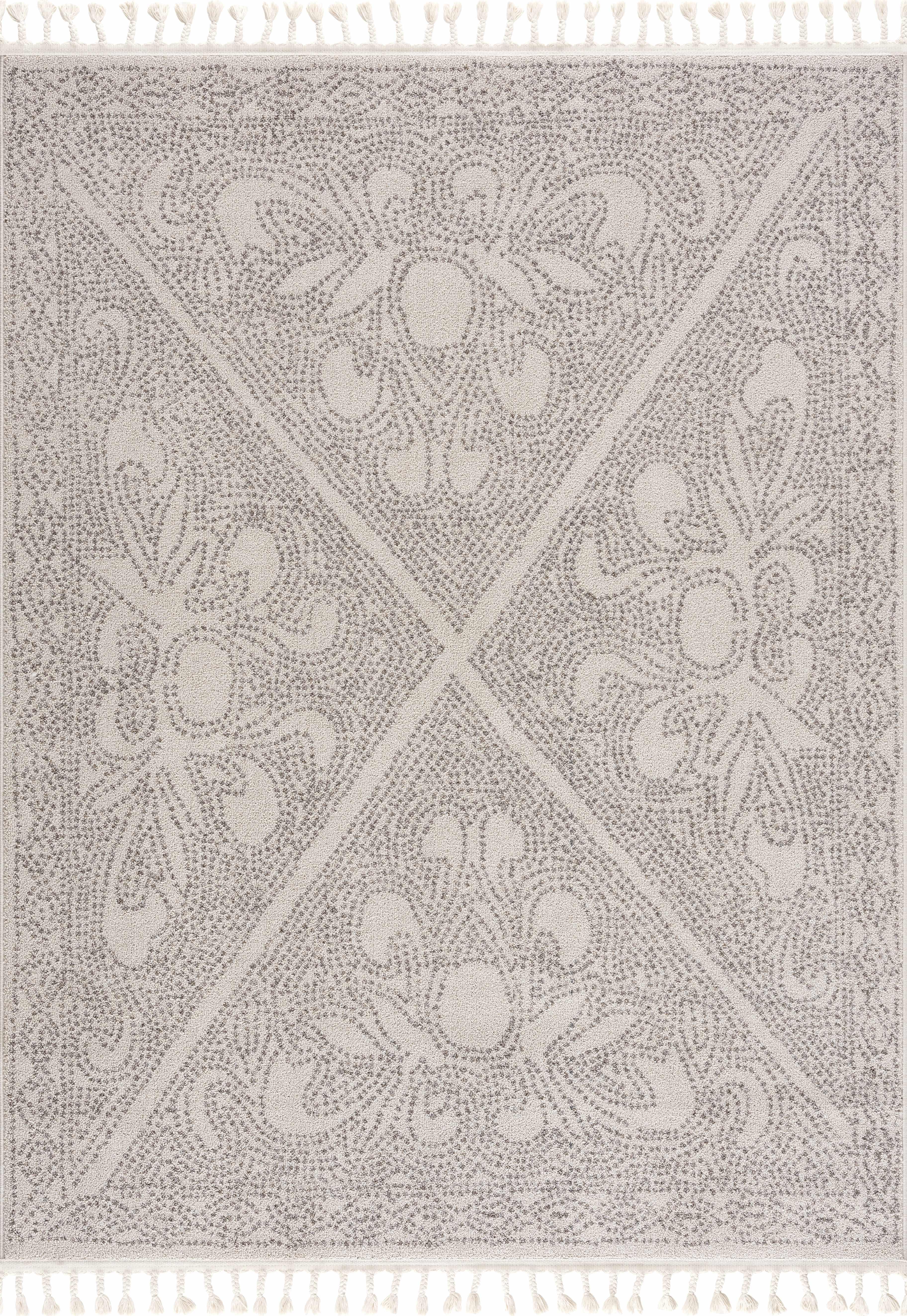Birdwood Cream & Brown Area Rug Hauteloom