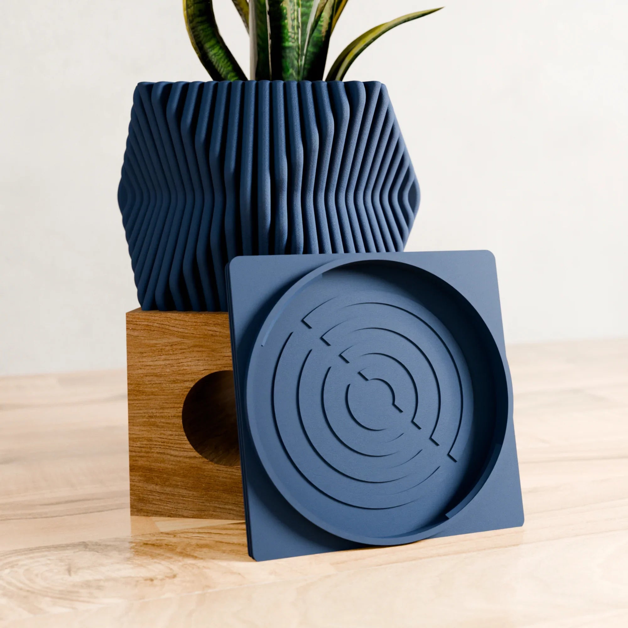 Tide Planter, angled view - House Of Avana