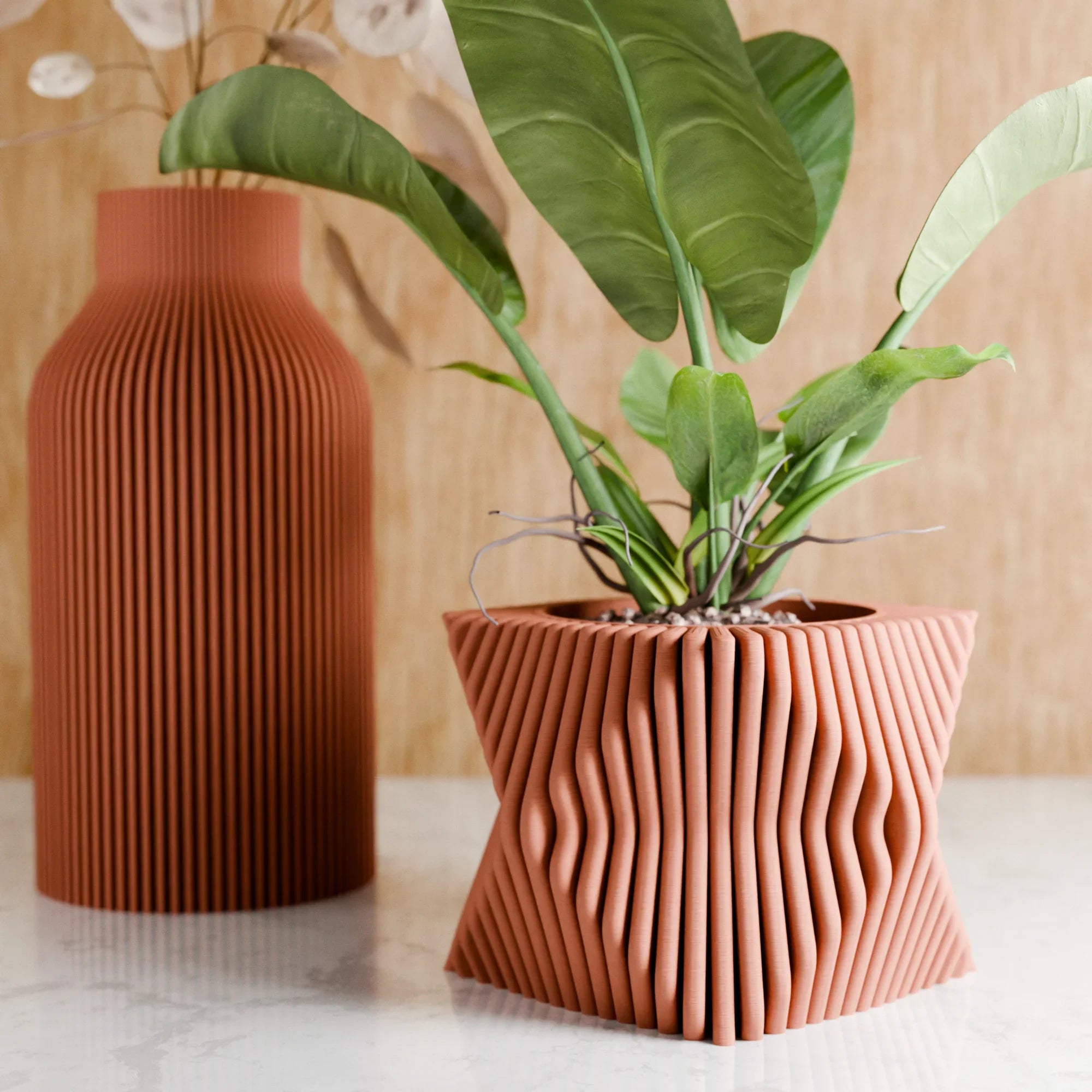 Tide Planter, angled view - House Of Avana