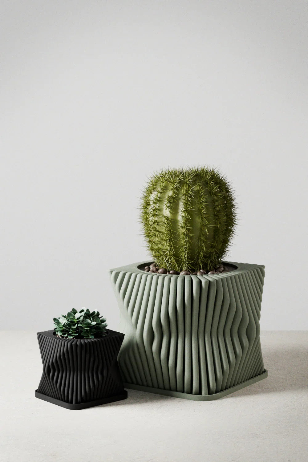 Tide Planter, front view - House Of Avana