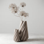 Timber Vase, back view - House Of Avana