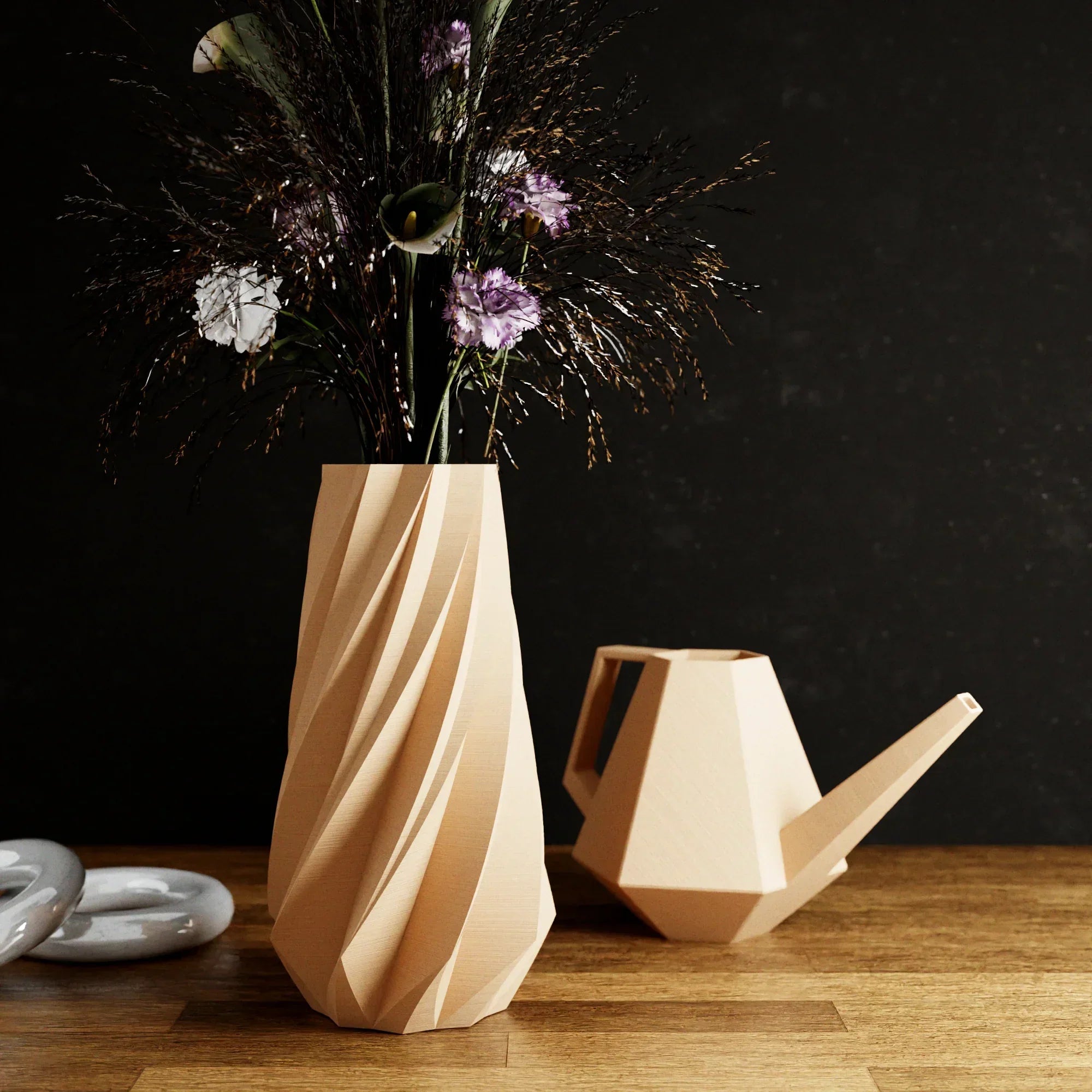 Timber Vase, top view - House Of Avana