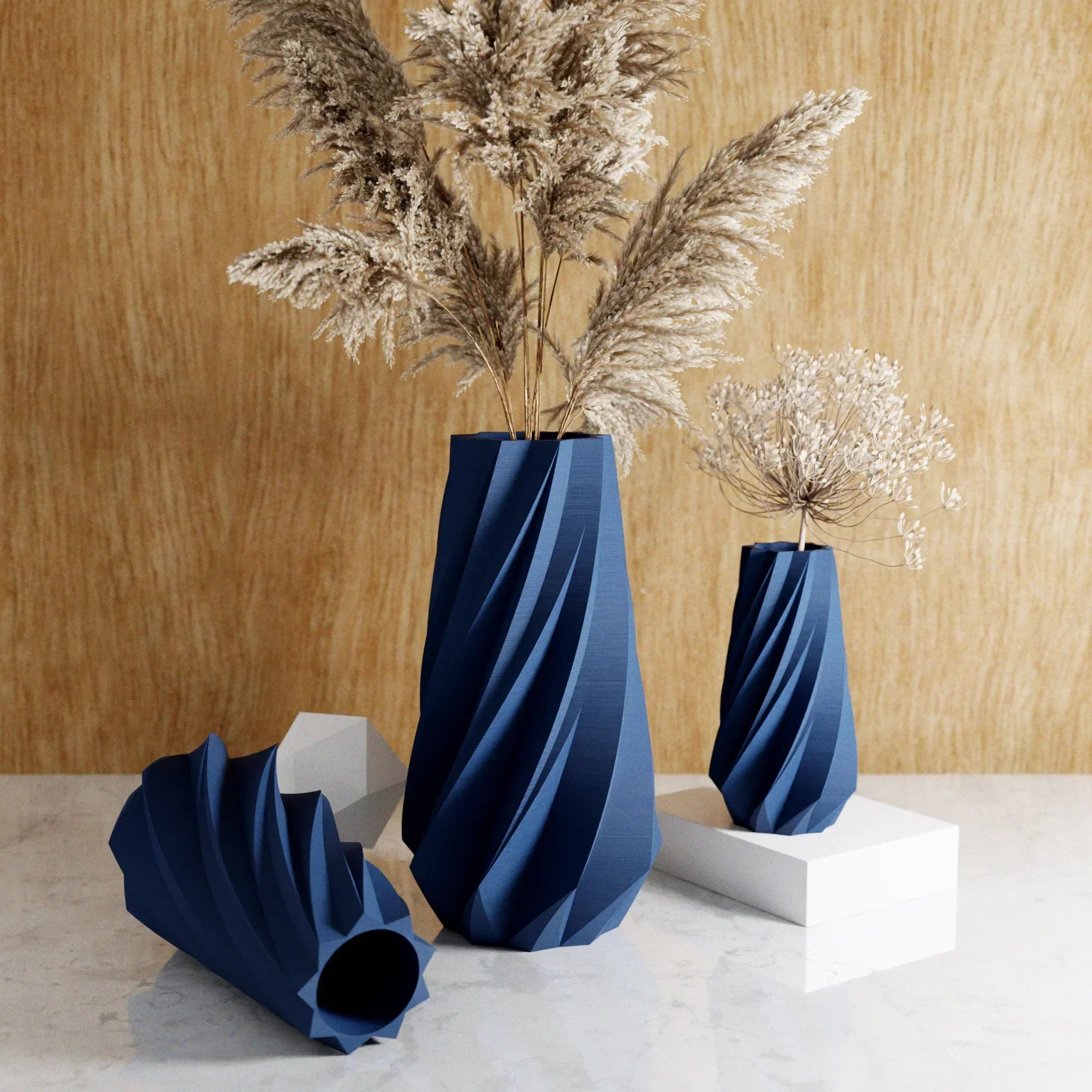 Timber Vase, angled view - House Of Avana