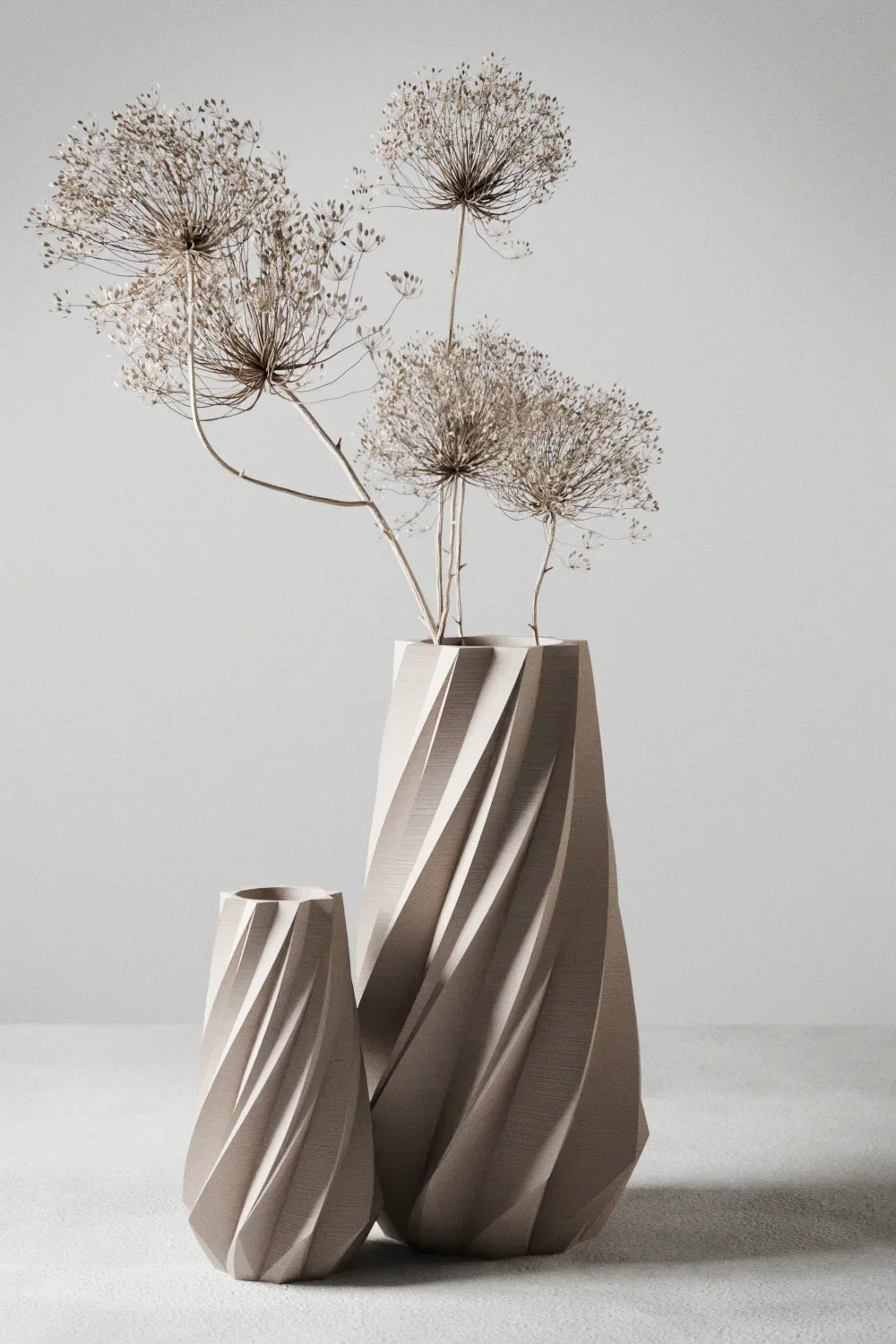 Timber Vase, front view - House Of Avana