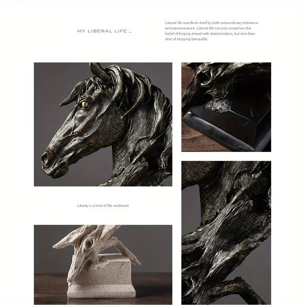 Rustic Horse Head Table Decor - House Of Avana