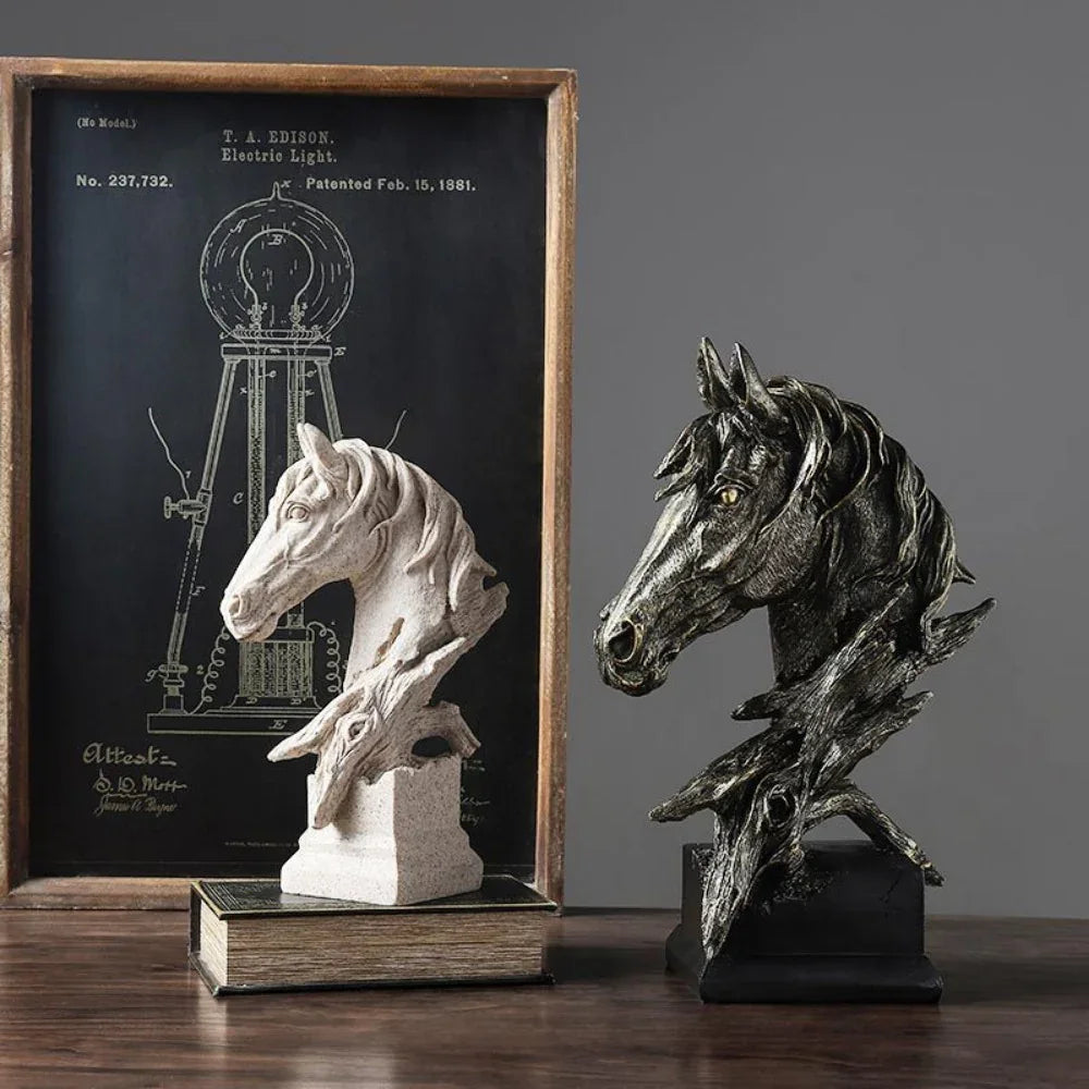Rustic Horse Head Table Decor - House Of Avana