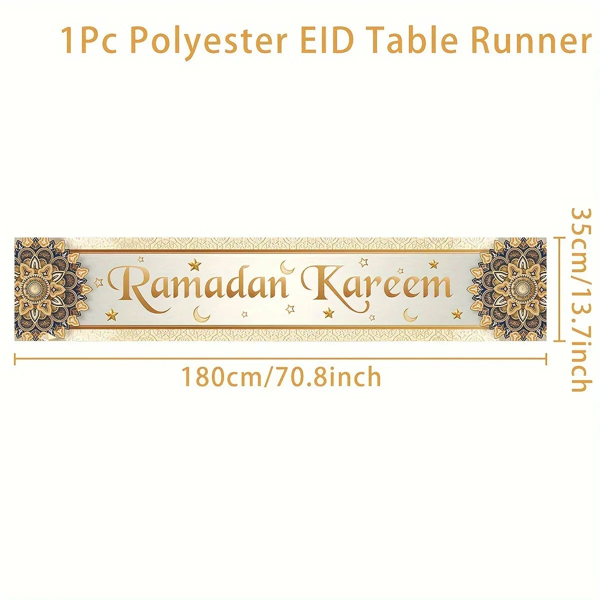Table Flag - Polyester Ramadan 35x180CM