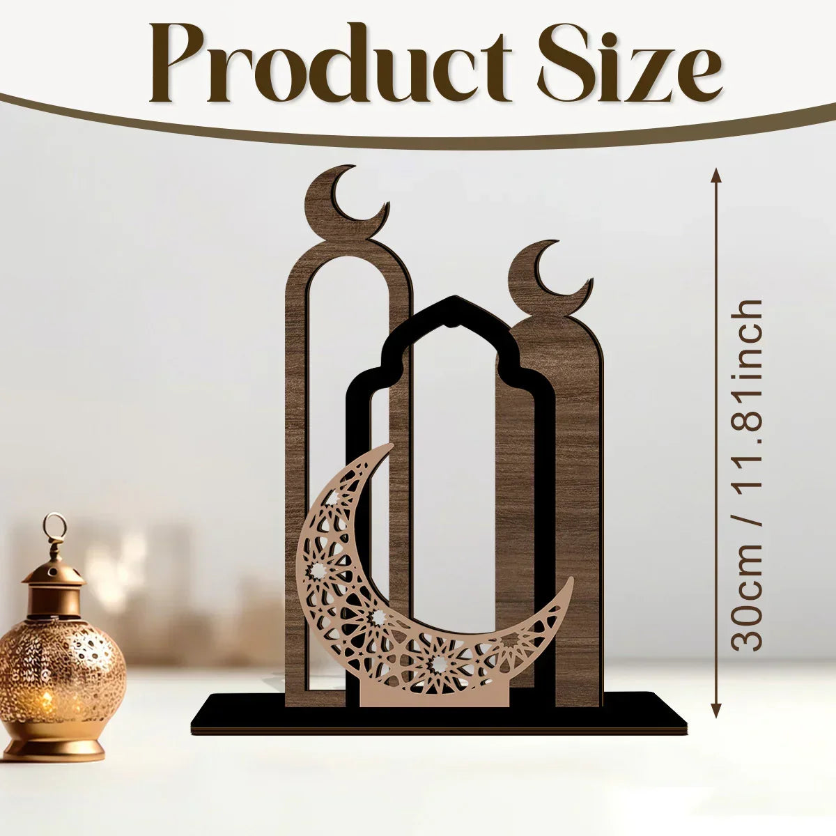 Table Sign - Wooden Farmhouse Ramadan