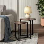 Coffee Table Set Industrial Style Wooden Tabletop End Desk Tea Table Living Room Sofa Side Table Bedside Table Lamp Workbench Table Plant Stand Display Rack House Of Avana [[SKU:HOA-COF-009]]