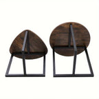 Coffee Table Set Industrial Style Wooden Tabletop End Desk Tea Table Living Room Sofa Side Table Bedside Table Lamp Workbench Table Plant Stand Display Rack House Of Avana [[SKU:HOA-COF-009]]