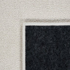 Solid Flatweave Rug Porto for Living Room - Cream RugYourHome