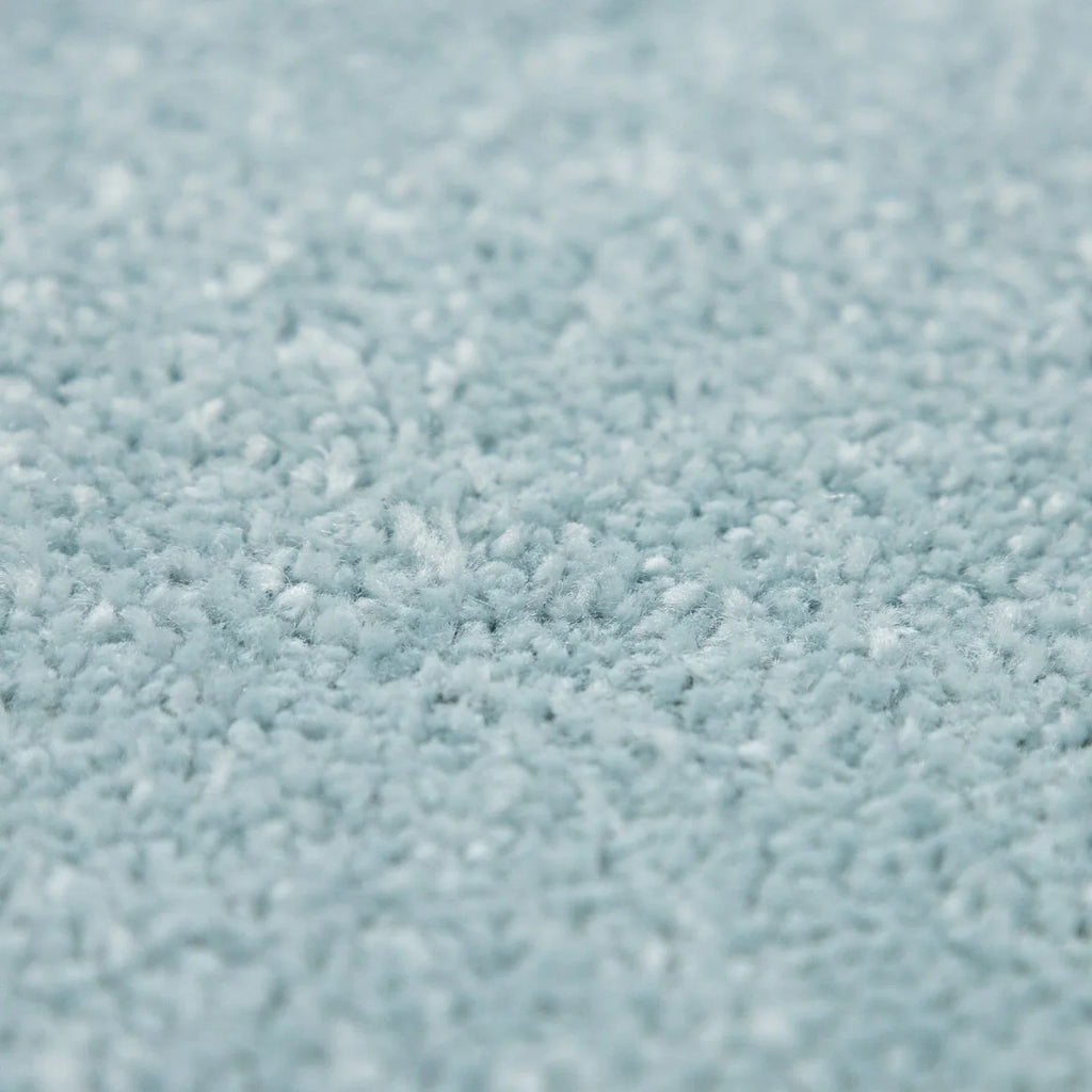 Solid Flatweave Rug Porto for Living Room - Light Blue RugYourHome