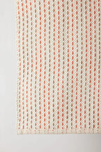 Terracotta Luxe Hand-Loomed Cotton Twill Mat Kanju Interiors