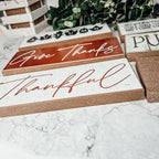 Thankful Signs Gia Roma