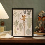 "The Botanist's Journal" Pressed Flower Art Frame