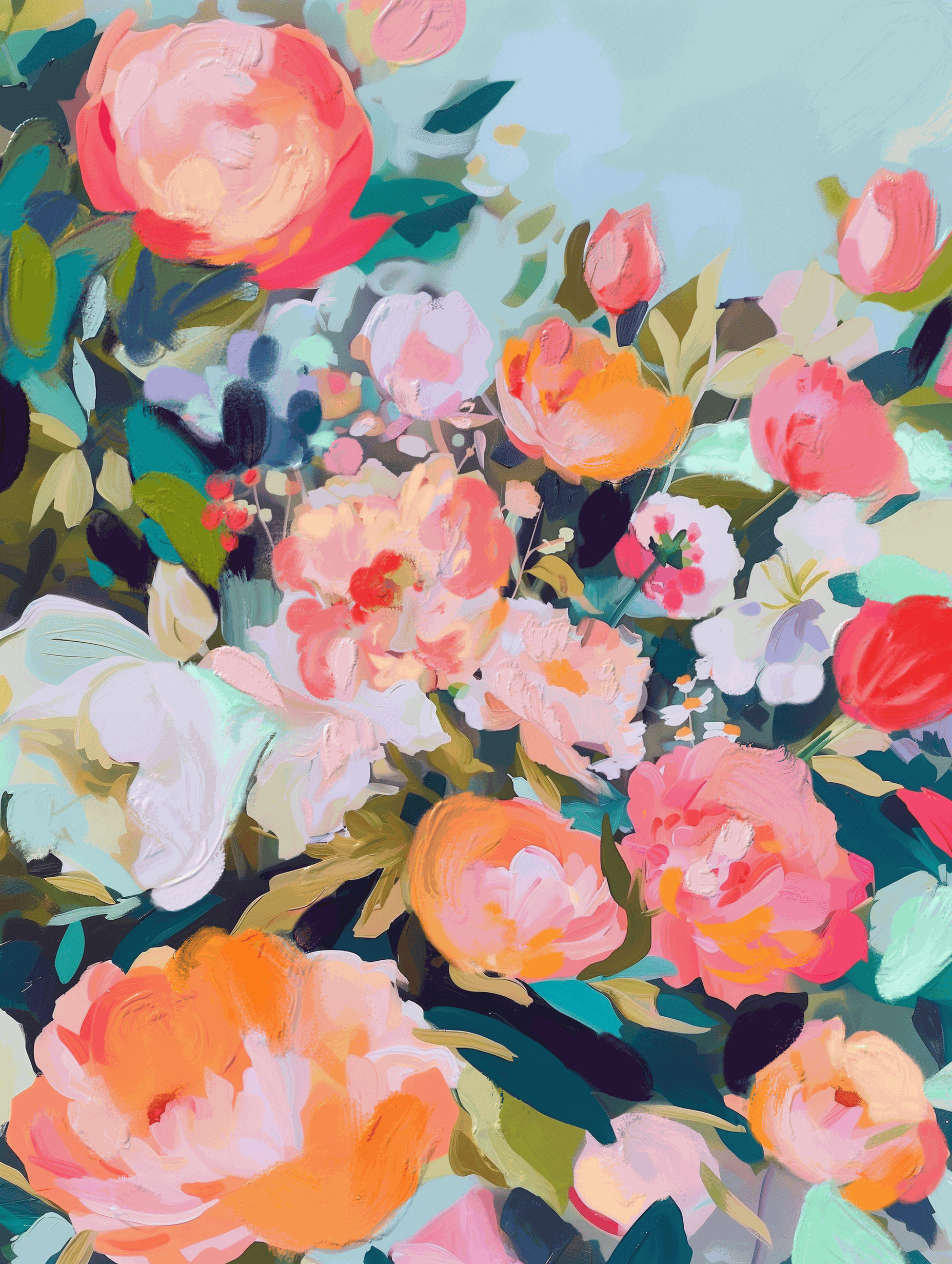 The Garden Wakes Art Print – Fresh & Serene Wall Decor