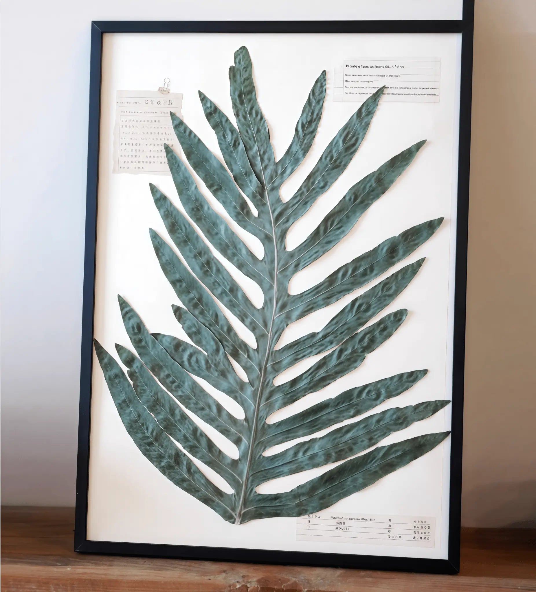 "The Grand Herbarium" Pressed Fern Flower Art