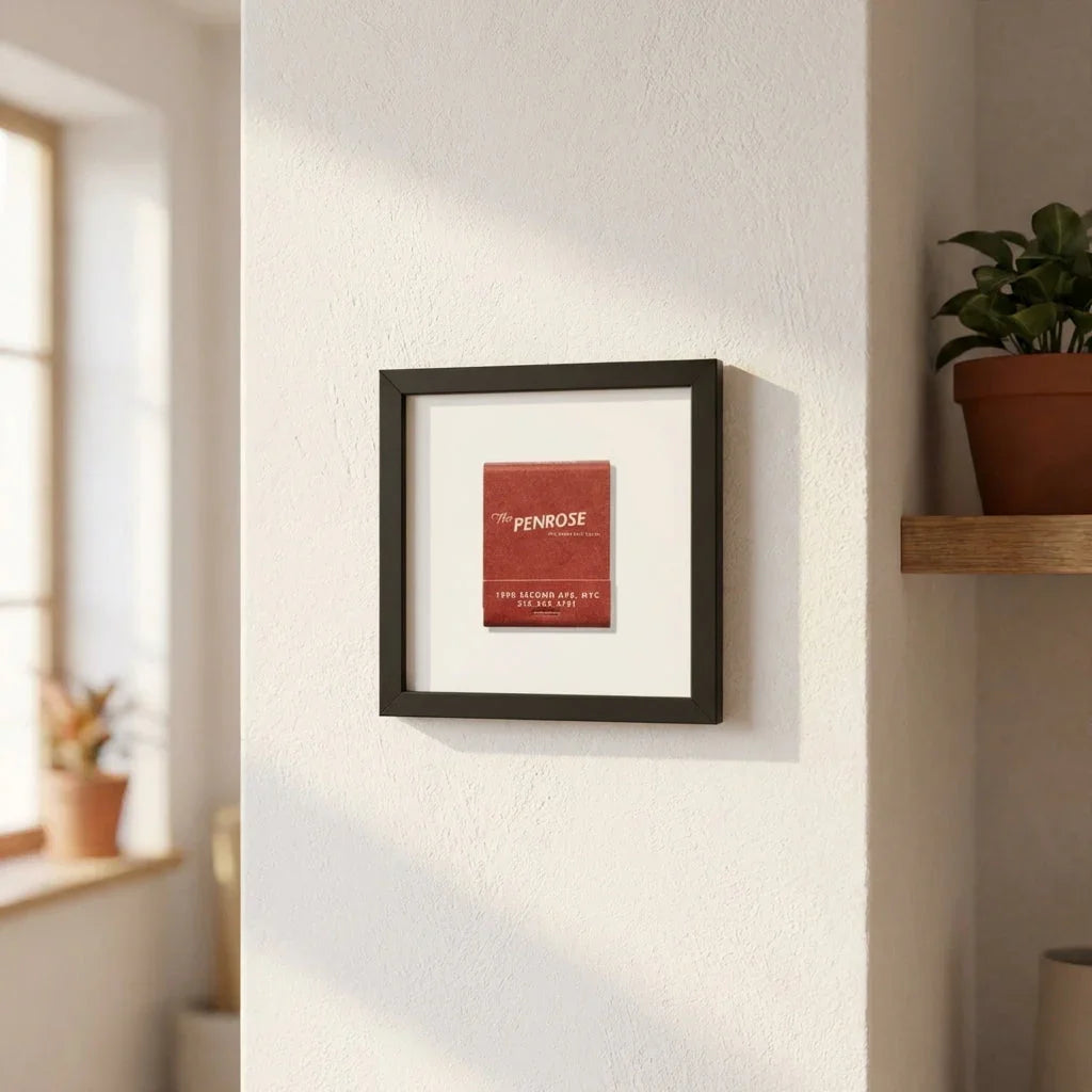 The Penrose Matchbox Framed Print