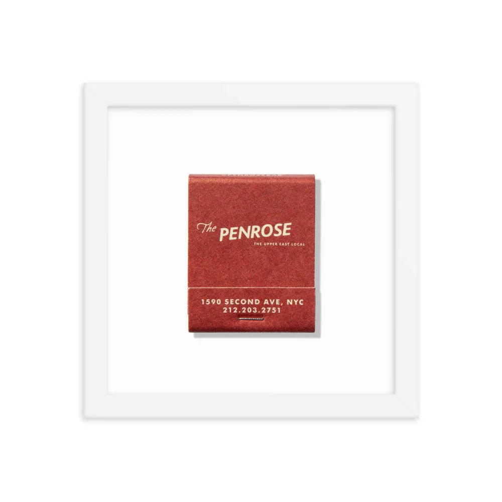 The Penrose Matchbox Framed Print