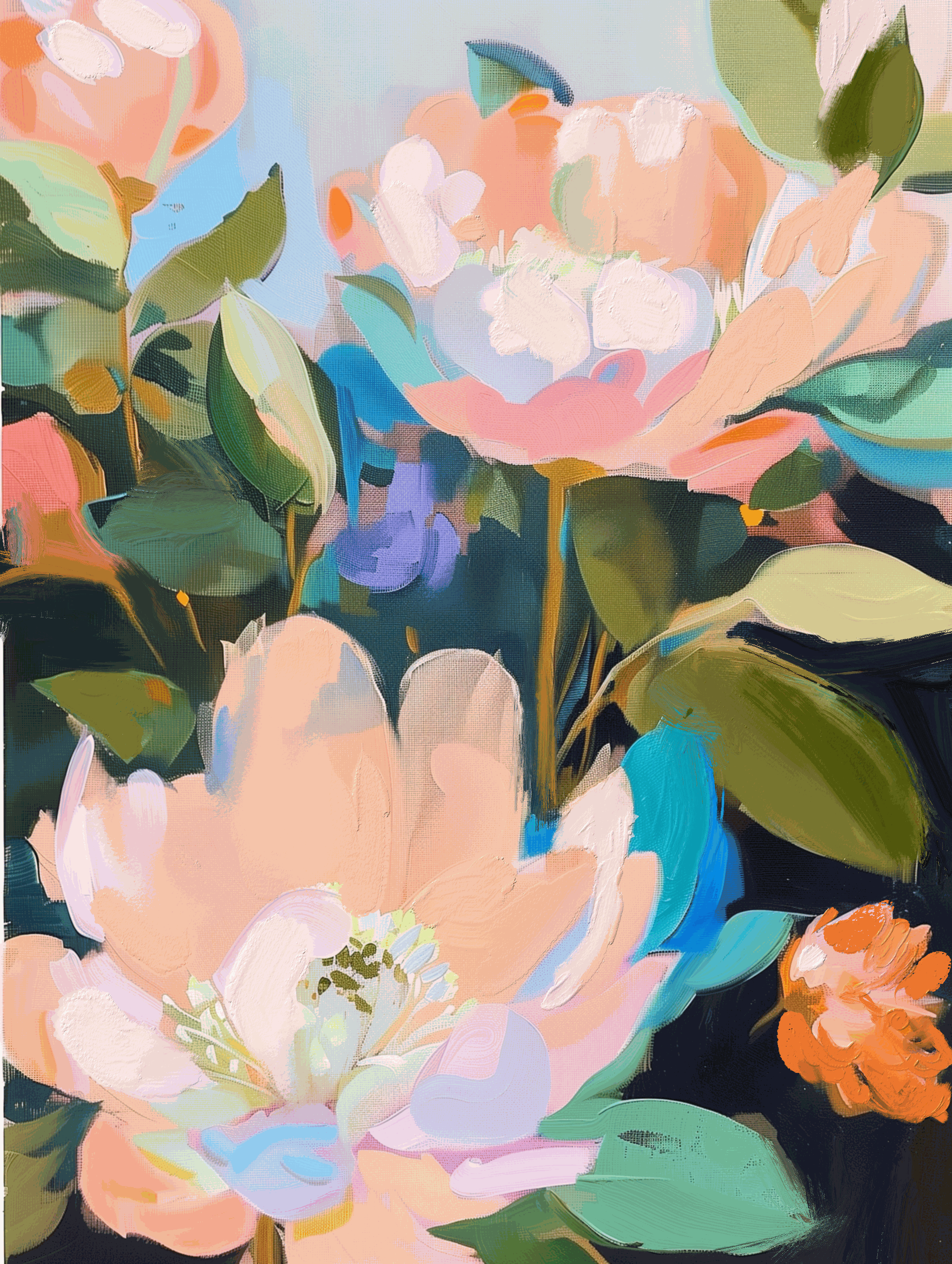 The Peonies Arrived Today Art Print – Bright & Joyful Wall Decor