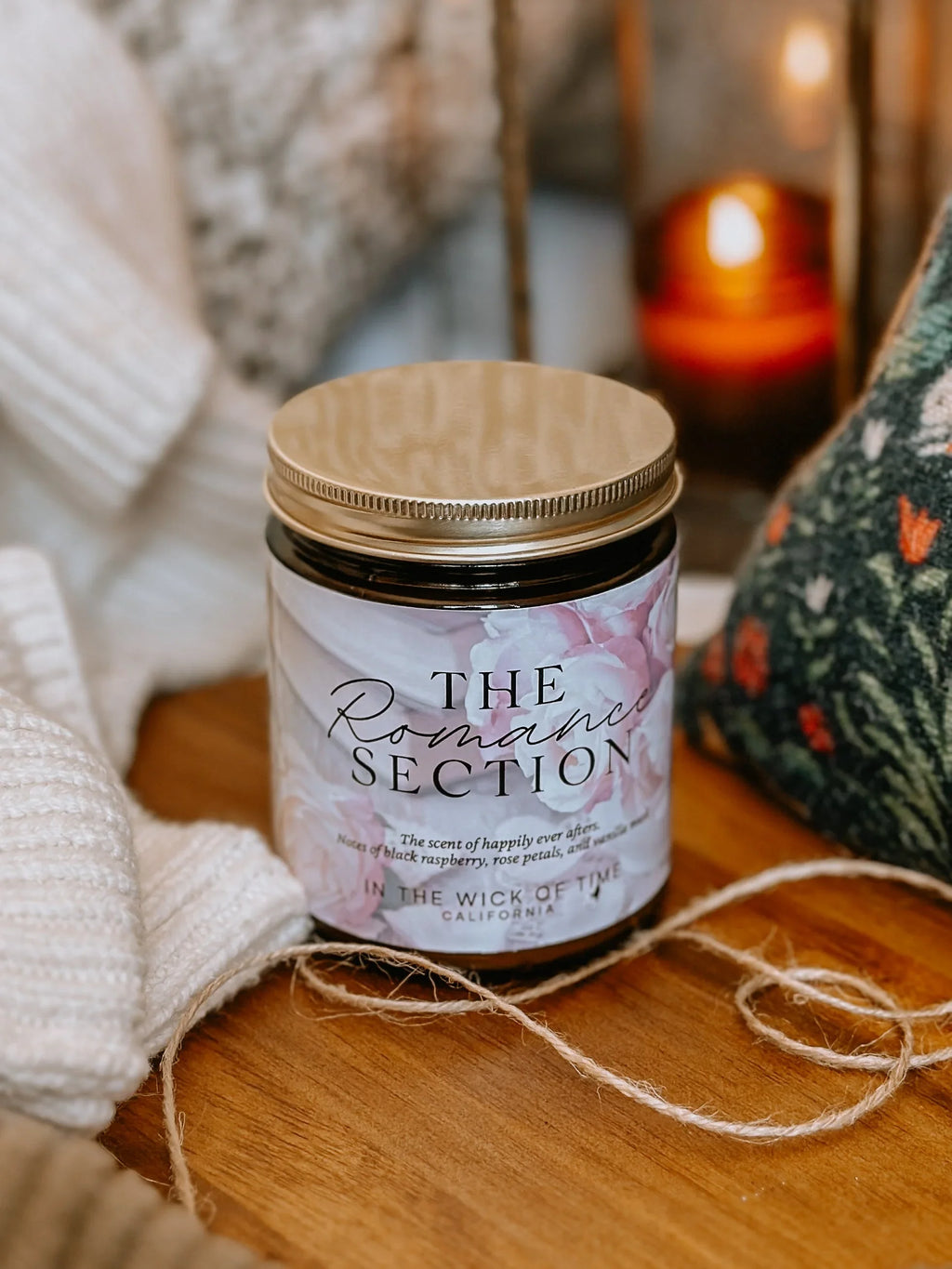 The Romance Section Candle, side view - House Of Avana