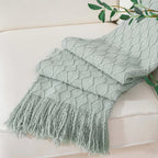 Throw Blanket - Soft Navy Blue 50x60, in-use display - House Of Avana